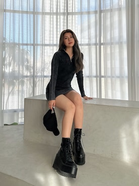 aikaさん（レディース・158cm）の秋コーディネート