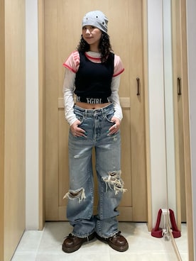さなこさん(レディース・151cm)の春コーディネート