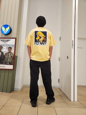 「テラスモール湘南」｜「アイテム（カーゴパンツ）」を使った、SEIJIさん（メンズ・183cm）の夏コーディネート