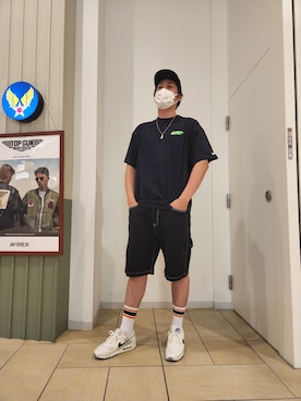 「テラスモール湘南」｜「アイテム（キャップ）」を使った、SEIJIさん（メンズ・183cm）の夏コーディネート