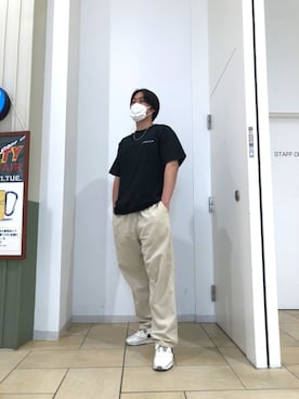 「テラスモール湘南」｜「アイテム（カーゴパンツ）」を使った、SEIJIさん（メンズ・183cm）の春コーディネート