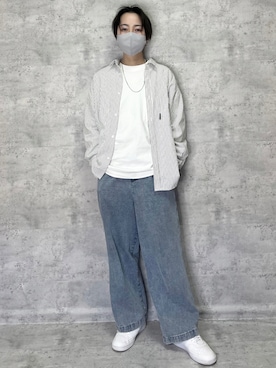 「アイテム（ピアス（片耳用））」を使った、いつさん（メンズ・168cm・20代）の春コーディネート