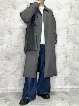 CLEL（クレイル）の「【CLEL】TR Loose Soutien Collar Coat
