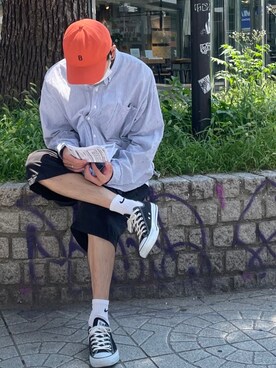 「インスタフォローしてね！」｜ikenistaさん（メンズ・168cm）の春コーディネート