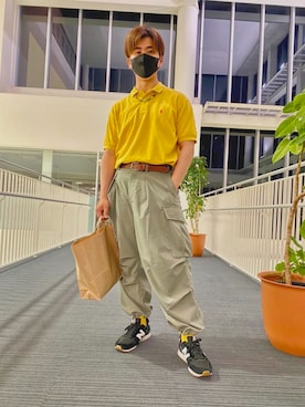 「アイテム（その他）」を使った、heroto130さん（メンズ・169cm）の夏コーディネート
