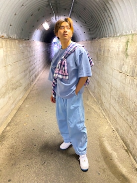 「アイテム（その他）」を使った、heroto130さん（メンズ・169cm）の夏コーディネート