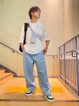 「PIVOTDOOR（ピボットドア）のアイテム」を使った、heroto130さん（メンズ・169cm）の夏コーディネート