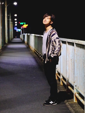 「RAGEBLUE（レイジブルー）のシリコンテンジクロングタンク/873711（タンクトップ）」を使った、heroto130さん（メンズ・169cm）の秋コーディネート