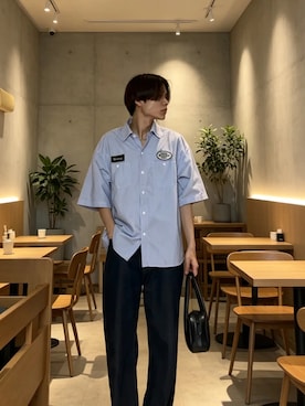 「KLON（クローン）のアイテム」を使った、ゆさん（メンズ・180cm）の夏コーディネート
