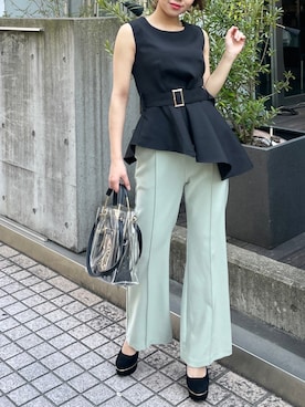 「Julia Boutique（ジュリアブティック）のアイテム」を使った、MEGUMIさん（レディース・155cm）の春コーディネート