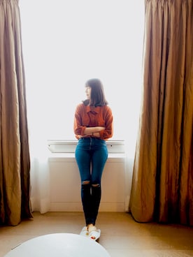 「PULL&BEAR（プルアンドベア）のアイテム（パンツ）」を使った、annannchen0730さん（レディース・163cm）の夏コーディネート