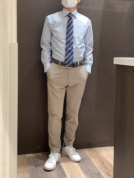 「BRICK HOUSE by TOKYO SHIRT（ブリックハウス）のアイテム」を使った、BRICK HOUSE シャツ工房 柿田川サントムーン店さん（メンズ・168cm）の夏コーディネート