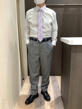 BRICK HOUSE シャツ工房 柿田川サントムーン店さん（メンズ・168cm）の春コーディネート