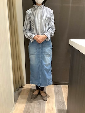 BRICK HOUSE シャツ工房 柿田川サントムーン店さん（レディース・167cm）の春コーディネート