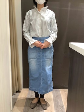 BRICK HOUSE シャツ工房 柿田川サントムーン店さん（レディース・167cm）の春コーディネート