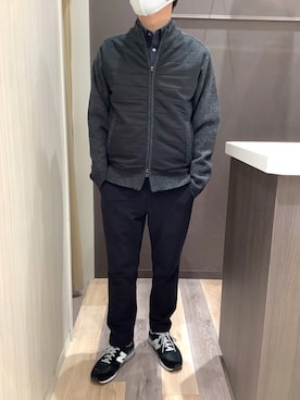 「アイテム（ポロシャツ）」を使った、BRICK HOUSE シャツ工房 柿田川サントムーン店さん（メンズ・168cm）の秋コーディネート