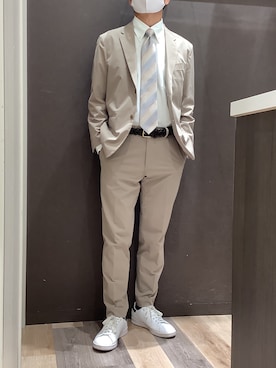 「BRICK HOUSE by TOKYO SHIRT（ブリックハウス）のアイテム」を使った、BRICK HOUSE シャツ工房 柿田川サントムーン店さん（メンズ・168cm）の夏コーディネート