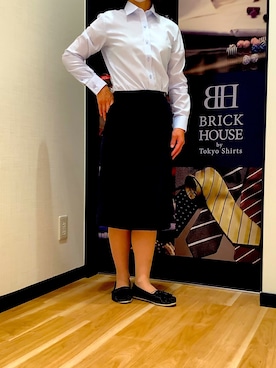 「かわいい」｜BRICK HOUSE by Tokyo Shirts 春日部イオンモール店さん（レディース・153cm）の秋コーディネート