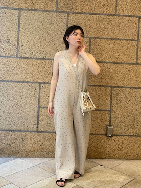 「URBAN RESEARCH DOORS（アーバンリサーチドアーズ）のアイテム（オールインワン・サロペット）」を使った、yuuuuuummmmmmmeさん（レディース・154cm）の夏コーディネート