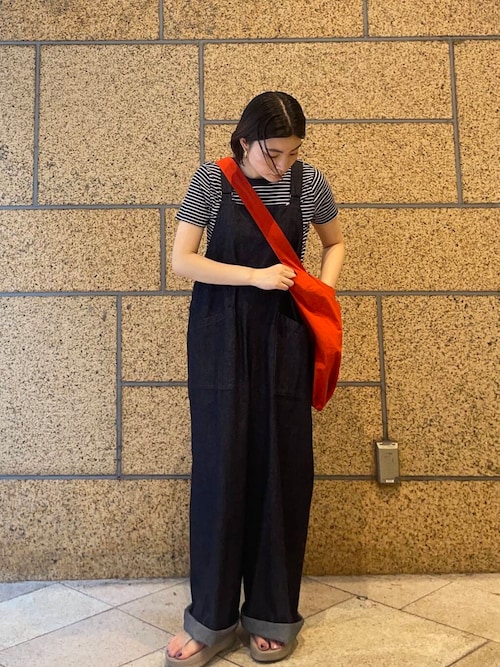 『別注』PETIT BATEAU×DOORS　embroideryt-shirts