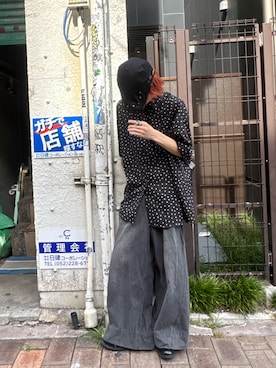 「Anui（アニュイ）のアイテム」を使った、Yukiさん（メンズ・171cm）の夏コーディネート