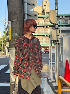 「Anui（アニュイ）のアイテム」を使った、Yukiさん（メンズ・171cm）の春コーディネート