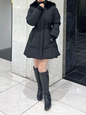 「dazzlin（ダズリン）のアイテム」を使った、shionさん（レディース・152cm）の冬コーディネート