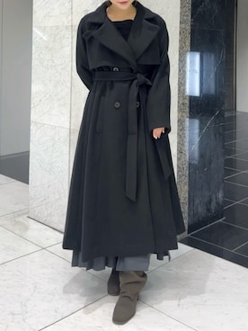 「アイテム（その他アウター）」を使った、shionさん（レディース・152cm）の秋コーディネート