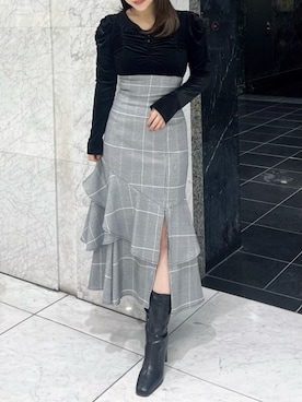 「dazzlin（ダズリン）のアイテム」を使った、shionさん（レディース・152cm）の冬コーディネート