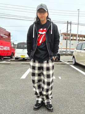 「アイテム（ブーツ）」を使った、岩崎タイチさん（メンズ・169cm）の秋コーディネート