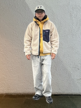 「アメカジ」｜岩崎タイチさん（メンズ・169cm）の冬コーディネート