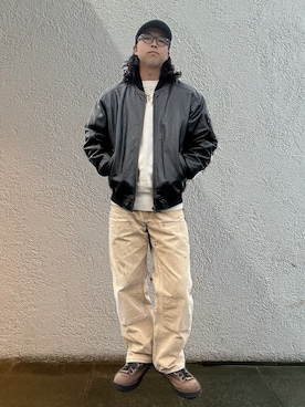 岩崎タイチさん（メンズ・169cm）の冬コーディネート