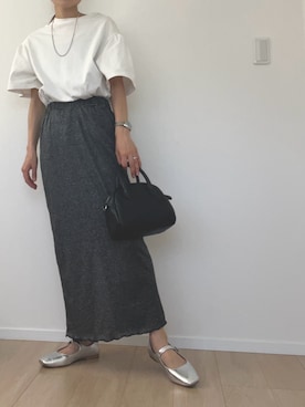 「WILLFULLY（ウィルフリー）のアイテム」を使った、hanaさん（レディース・156cm）の夏コーディネート