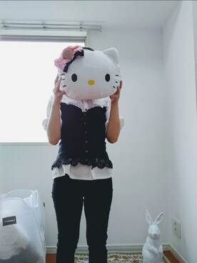 「axes femme（アクシーズファム）のアイテム（パンツ）」を使った、ゆず夫人さん（レディース・147cm）の冬コーディネート