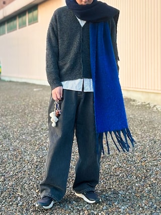 SINSS（シンス）の「Shaggy gradation muffler / シャギー