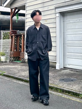 「Hawkins（ホーキンス）のアイテム」を使った、Ryotaさん（メンズ・180cm）の春コーディネート