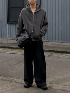 「Chikashitsu +（チカシツプラス）のアイテム」を使った、Ryotaさん（メンズ・180cm）の秋コーディネート