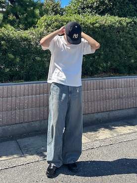 「アイテム（帽子）」を使った、Ryotaさん（メンズ・180cm・20代）の夏コーディネート