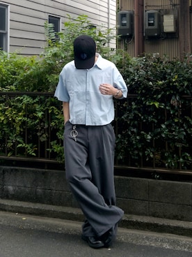 「アイテム（キーケース/キーアクセサリー）」を使った、Ryotaさん（メンズ・180cm）の秋コーディネート