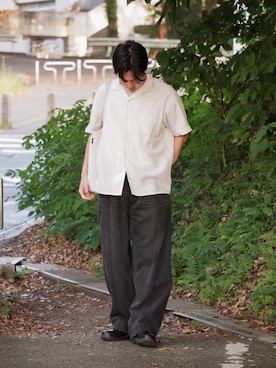 「アイテム（デニムパンツ）」を使った、Ryotaさん（骨格ストレート・メンズ・180cm）の夏コーディネート