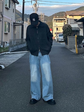 「アイテム（ブーツ）」を使った、Ryotaさん（メンズ・180cm）の冬コーディネート