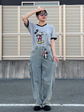 「KiU（キウ）のアイテム」を使った、あ い のさん（レディース・160cm）の夏コーディネート
