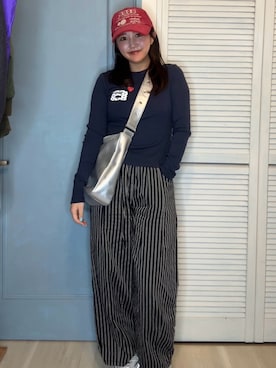 「aeae（エーイーエーイー）のアイテム」を使った、あ い のさん（レディース・160cm）の冬コーディネート