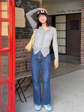 「SUNLOVE（サンラブ）のアイテム」を使った、あ い のさん（レディース・160cm）の夏コーディネート