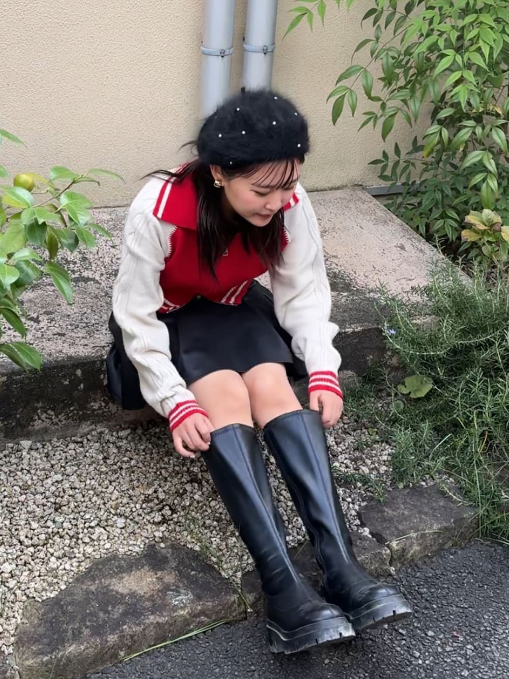 インヒールストレッチロングブーツ 229820を使った人気