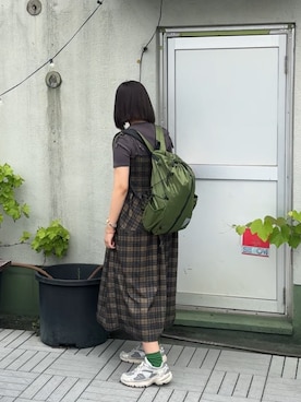 「ロングワンピース」｜あ い のさん（レディース・160cm）の春コーディネート