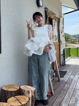 「AMELY（エミリー）のアイテム」を使った、あ い のさん（レディース・160cm）の夏コーディネート