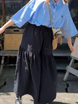 「ラルフローレン」｜あ い のさん（レディース・160cm）の春コーディネート