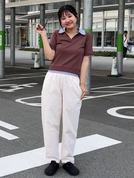 「Andemiu（アンデミュウ）のアイテム」を使った、あ い のさん（レディース・160cm）の夏コーディネート