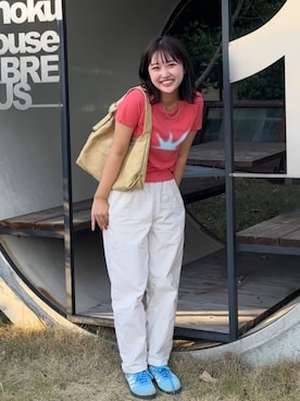 「SUNLOVE（サンラブ）のアイテム」を使った、あ い のさん（レディース・160cm）の夏コーディネート